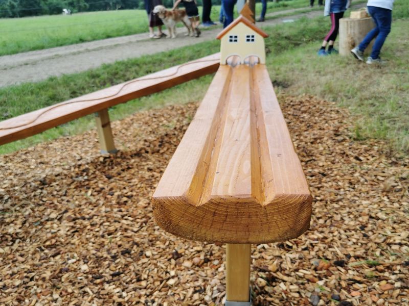 Murmelbahn aus Holz