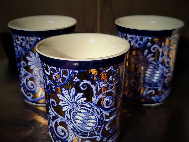 Keramik Becher aus dem Isarwinkel