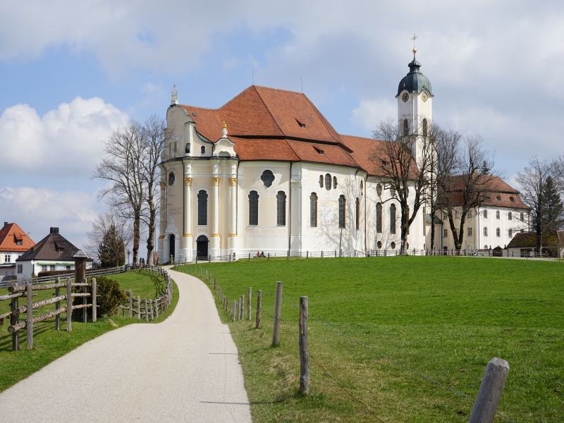 Unesco Weltkulturerbe Wieskirche in Steingaden