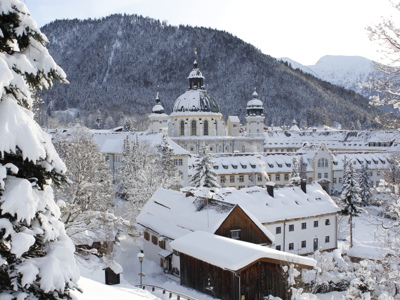 Kloster Ettal Winter