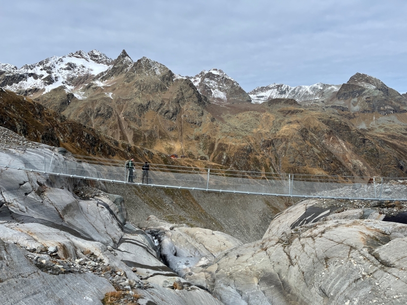 Brücke am Gletschersteig Pitztal