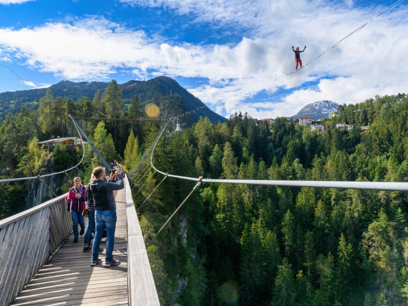 Highline Event Pitztal Benni-Raich-Brücke